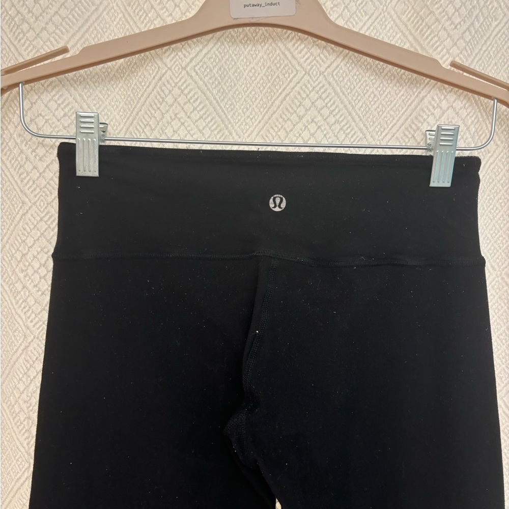Lululemon Leggings Black - Reversible Size 6
